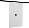 Topeltuksed ADRK Furniture Toppo 146, 146 x 205 x 1.6 cm, valge