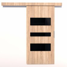 Lükanduks ADRK Furniture Cento 76, 76 x 205 x 1.6 cm, pruun/Sonoma