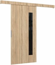 Lükanduks ADRK Furniture Gela 76, 76 x 205 x 1.6 cm, pruun/Sonoma