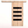 Liuguksed ADRK Furniture Forli 96, 96 x 205 x 1.6 cm, Sonoma, pruun