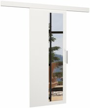 Liuguksed ADRK Furniture Malta 106, 106 x 205 x 1.6 cm, valge