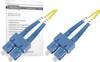 Optiline kaabel Digitus DK-2922-05, SC Duplex, 5 m, kollane