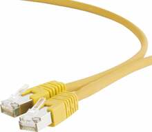 Võrgukaabel Gembird PP6A-LSZHCU-Y-0.25M, Cat6A, S/FTP, LSZH, 0.25 m, kollane
