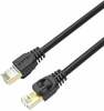 Võrgukaabel Unitek C1808HBK, Cat7, S/FTP, 0.5 m, must
