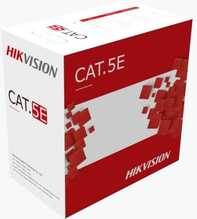 Võrgukaabel Hikvision DS-1LN5EO-UU/E, UTP 5E, 305 m, välitingimustesse, must