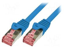 Võrgukaabel Logilink CQ2096S, Cat6a S/FTP, 10 m, sinine