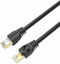 Võrgukaabel Unitek C1808HBK, Cat7, S/FTP, 0.5 m, must