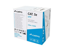 Võrgukaabel Lanberg LCU5-11CU-0100-S, Cat5e, UTP, 100 m, hall