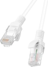Võrgukaablite komplekt Lanberg LPATCHCORD Cat5e UTP, 2 m, valge, 10 tk