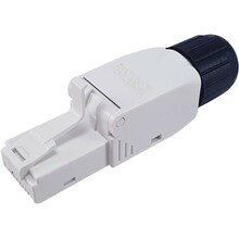 RJ45 pistik Equip Cat6, 5 tk, must, valge