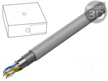Võrgukaabel Digitus DK-1633-P-1, Cat6 SF/UTP, 100 m, hall