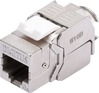 Keystone moodul Digitus CAT 6A DN-93615-24, varjestatud, tööriistavaba, komplekt 24 tk, hõbe