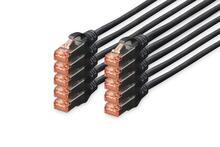 Võrgukaabel Digitus DK-1644-020-BL-10, Cat6, S/FTP, 2 m, must
