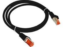 Võrgukaabel A-LAN KKS6CZA1.0, Cat6, F/UTP, 1 m, must