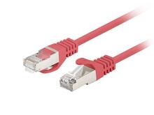 Võrgukaabel Lanberg PCF6-20CC-0100-R, Cat6, U/UTP, 1 m, punane