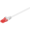 Võrgukaabel Goobay CAT6 U/UTP, 1 m, valge