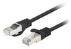Võrgukaabel Lanberg PCF6-20CC-0150-BK, Cat6, F/UTP, 1.5 m, must