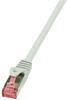 Võrgukaabel Logilink CQ2032S, Cat6 S/FTP PIMF, 1 m, hall