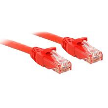 Võrgukaabel Lindy Cat6 U/UTP, RJ45 M/M, 0.3 m, punane
