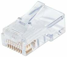 RJ45 pistik Techly IWP-JAR-C6RTY, Cat6, UTP, 100 tk, läbipaistev
