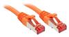 Võrgukaabel Lindy Cat6 S/FTP, RJ45, 0.5 m, oranž