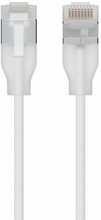Võrgukaabel Ubiquiti UACC-Cable-Patch-EL-C6A-0.15M-W-24, Cat6a, 0.15 m, valge
