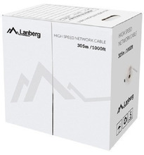 Võrgukaabel Lanberg LCU5-12CU-0305-S, Cat5e, U/UTP, 305 m, hall