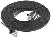 Võrgukaabel Unitek C1812GBK, Cat6, U/UTP, 5 m, must