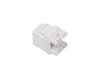 Keystone moodul Lanberg KSU5-1000, RJ45 to LSA, Cat5e, UTP, 180, valge