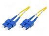 Optiline kaabel Digitus DK-2922-10, SC, Single-Mode, OS1, 10 m, kollane