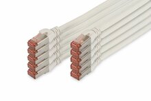 Võrgukaabel Digitus DK-1644-0025-WH-10, Cat6, S/FTP, 0,25 m, valge