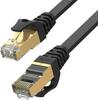 Võrgukaabel Unitek C1897BK-15M, Cat7, S/FTP, 15 m, must