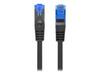 Võrgukaabel Lanberg PCF6A-10CC-0500-BK, Cat6A, S/FTP, 5 m, must, LSZH