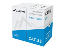 Võrgukaabel Lanberg, UTP Cat5e, 305 m, kollane