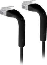 Võrgukaabel Ubiquiti U-CABLE-PATCH-RJ45-BK-50, Cat6, UTP, 0.1 m, must