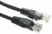 Võrgukaabel A-Lan KKU5CZA0.5, Cat5e U/UTP, 0.5 m, must