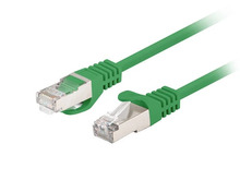 Võrgukaabel Lanberg PCF6-20CC-0025-G, Cat6, U/UTP, 0.25 m, roheline