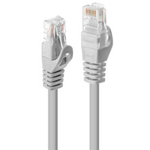 Võrgukaabel Lindy Cat6 U/UTP, RJ45 M/M, 250MHz, 0.3 m, hall