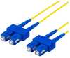Optiline kaabel Deltaco FB-57S, OS2, SC-SC, duplex, singlemode, 7 m