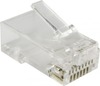 RJ45 pistik Alantec WT118, Cat5e U/UTP, 100 tk, läbipaistev