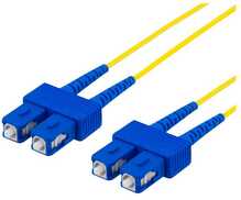 Optiline kaabel Deltaco FB-57S, OS2, SC-SC, duplex, singlemode, 7 m