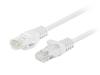 Võrgukaabel Lanberg PCU6-20CC-0100-W, Cat6, U/UTP, 1 m, valge