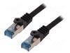 Võrgukaabel Logilink CQ4123S, Cat6A/Cat7, S/FTP, 30 m, must