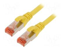 Võrgukaabel Digitus DK-1644-030/Y, Cat6, S/FTP, RJ45, 3 m, kollane