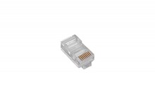 RJ45 pistik Assmann X-ML-5U-IMP, Cat5e, 8P8C, läbipaistev, 100 tk