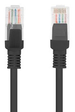 Võrgukaabel Lanberg PCU5-10CC-0025-BK, Cat5e, UTP, 0.25 m, must