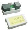Adapter Gembird NCA-LC5E-001, RJ45, Cat5E, valge