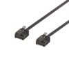 Võrgukaabel Deltaco UUTP-2077, Cat6a, U/UTP, 0.15 m, must