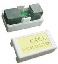 Adapter Gembird NCA-LC5E-001, RJ45, Cat5E, valge