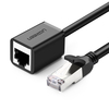 Võrgukaabli pikendus Ugreen Cat6 FTP Ethernet RJ45, 0,5 m, must